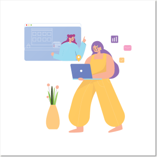 Work From Home Posters and Art